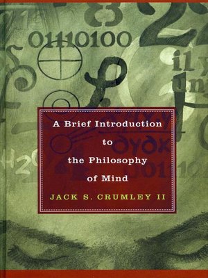 cover image of A Brief Introduction to the Philosophy of Mind